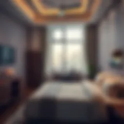 Modern furnished room in Dubai