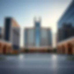 Stunning architectural view of Aldar Square capturing its unique design.