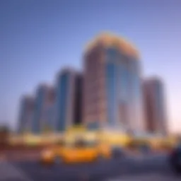 Stunning exterior view of API Tower showcasing modern design