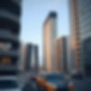 View of Arenco Tower from the surrounding urban landscape