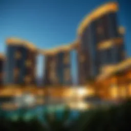 Stunning architectural design of Azure Residences