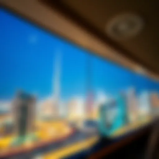 A panoramic view of Dubai's skyline showcasing modern architecture