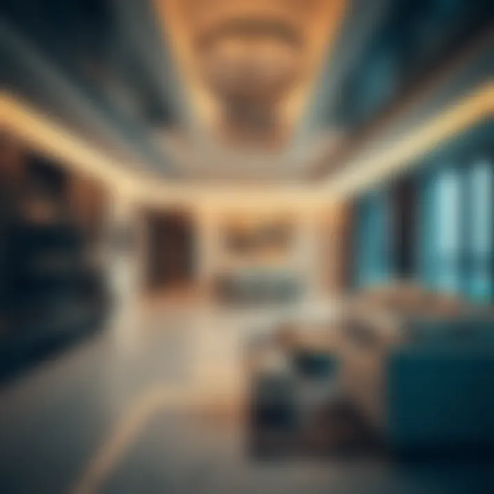 Luxurious interior of a residential unit in Choithrams Marina