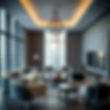 Interior design showcasing luxury living spaces