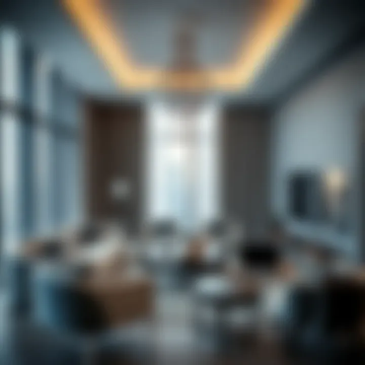 Interior design showcasing luxury living spaces