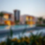 Modern architectural designs showcasing luxury properties