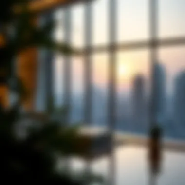 Financial graph depicting real estate trends in Dubai