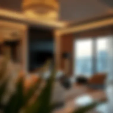 Elegant Interiors of Emaar Anya Luxurious interior design of a living space in Emaar Anya