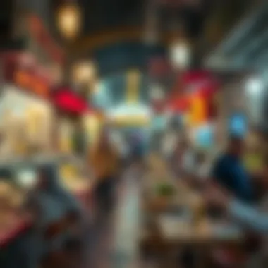 Authentic Dining at Satwa Market Local market in Satwa offering authentic dining experiences