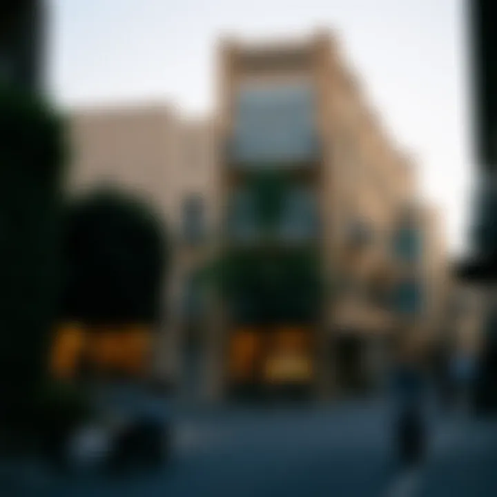 Charming street view of Satwa showcasing local architecture