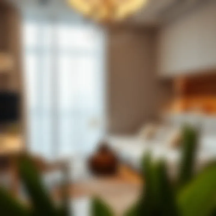 Modern amenities in a Dubai studio rental