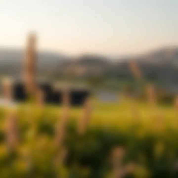 Scenic landscape highlighting the charm of Al Ameera Village.