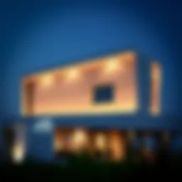 Stunning architectural view of مجمع الغدير السكني highlighting its modern design