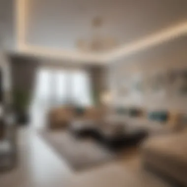 Interior of a luxury apartment in Al Nahda