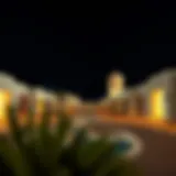 Stunning desert landscape of Al Reef showcasing unique architectural designs