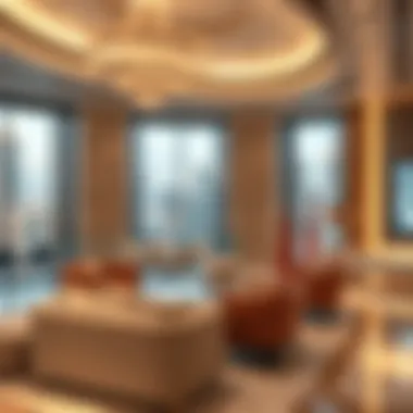 Graph illustrating real estate market trends in Dubai