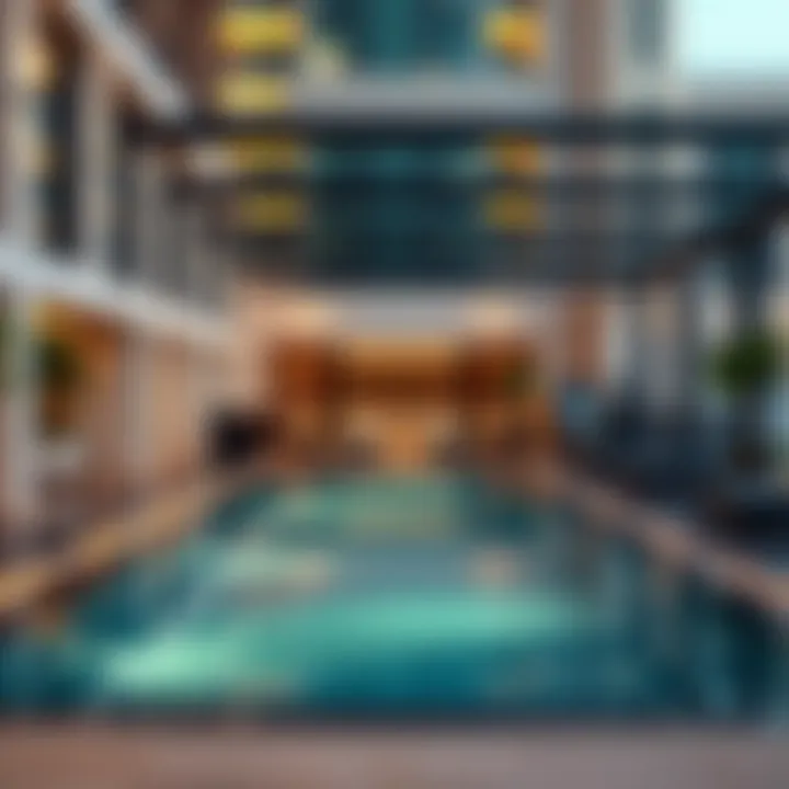 Overview of amenities available at Barceló Residences including pool and gym