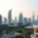 Stunning skyline view of Creek Vista showcasing modern architecture