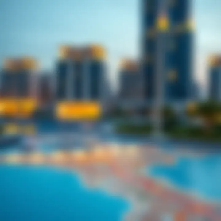 A digital map highlighting key areas for investment in Dubai