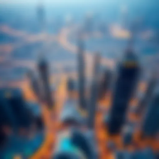 Aerial view of Dubai's skyline showcasing various real estate developments