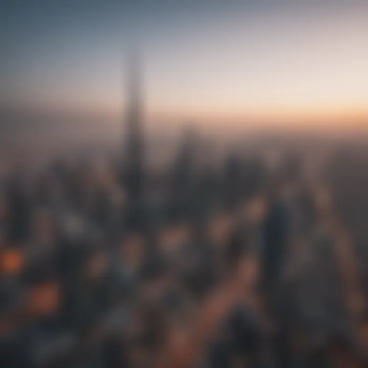 The striking skyline of Dubai showcasing modern architecture.