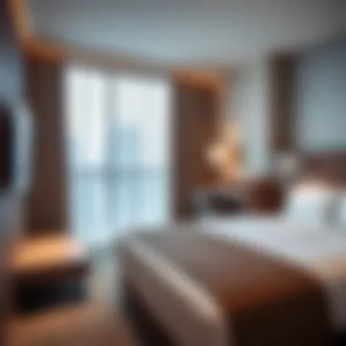 Inviting guest room featuring contemporary furnishings