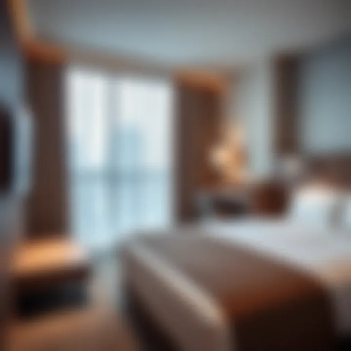 Inviting guest room featuring contemporary furnishings