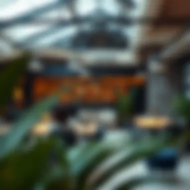 Trendy workspace highlighting collaboration and creativity