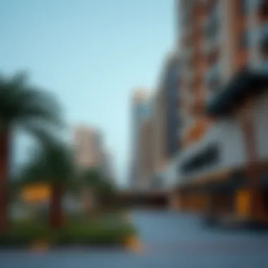 Amenities available in JLT, highlighting parks and recreational areas