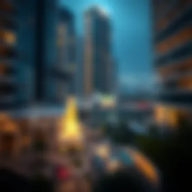 Graph indicating market trends in JLT real estate