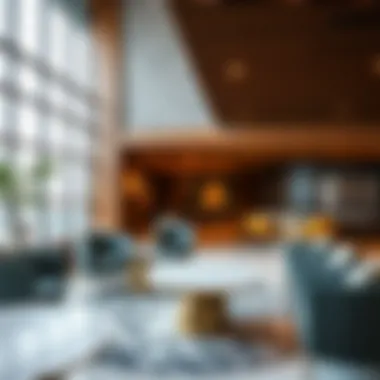 Interior design showcasing the luxury amenities of Lake City Tower