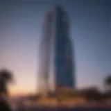 Stunning exterior view of Meera Tower