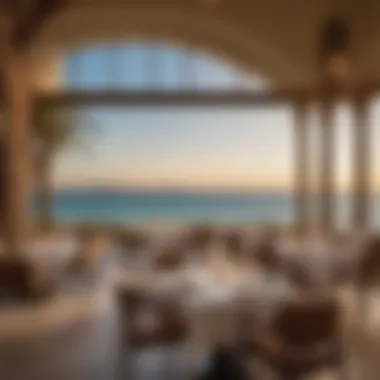 Diverse dining options on Palm Jumeirah with breathtaking ocean views