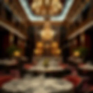 Fine Dining Ambiance in Dubai Fine dining restaurant ambiance in Dubai