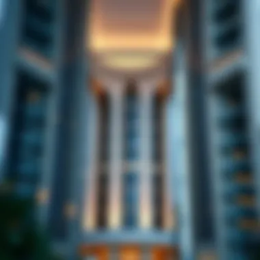 Architectural details of Prime Tower