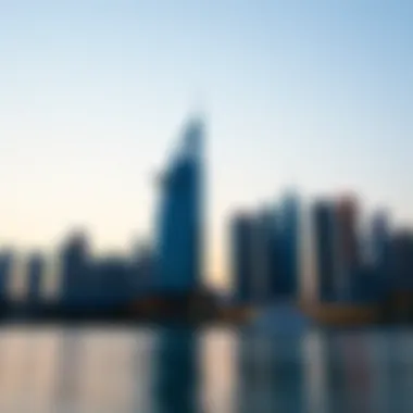 Business Bay skyline featuring Prime Tower