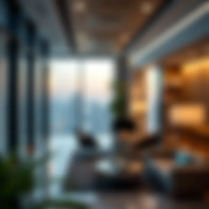 Interior design of Prime Tower office spaces