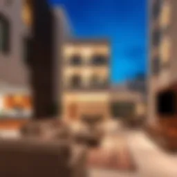 Modern architectural design of rental apartments in Al Falah