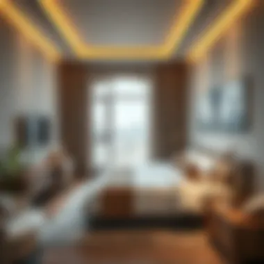 Modern amenities in a rental room in Al Quoz 3