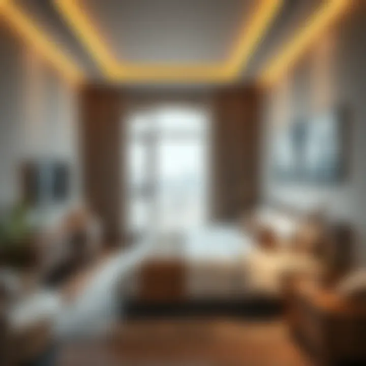 Modern amenities in a rental room in Al Quoz 3