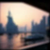 Stunning skyline view of رفيرا in Dubai