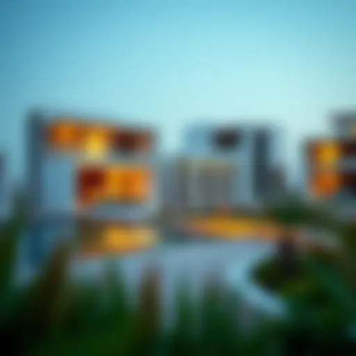 Stunning view of Rukan's modern architecture