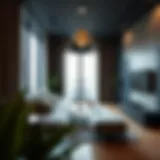 Contemporary Serviced Apartment Living Area Modern living space in a serviced apartment