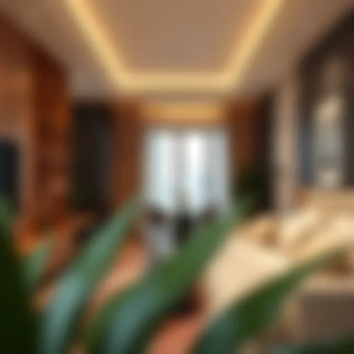 Prime urban location of a serviced apartment