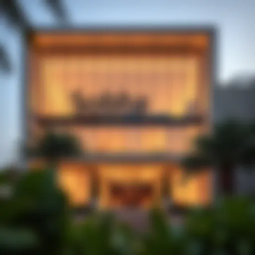 Exterior view of Sobha Sales Office showcasing modern architecture