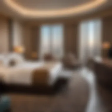 Lavish guest room interior highlighting luxury and comfort