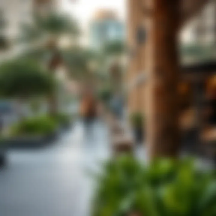 Amenities in Bur Dubai, featuring parks, cafes, and shops