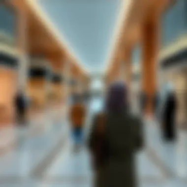 Buyers exploring properties at Aljurf Sales Center