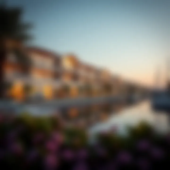 Luxurious waterfront properties in Marina Sunset Bay