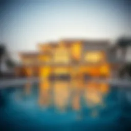 Luxurious villa with beachfront view